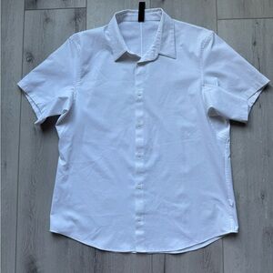 Lululemon Airing Easy Short-Sleeve Shirt, Size XL